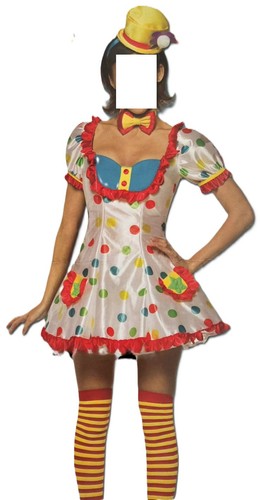 Clown kostüm damen sexy - kostüm,