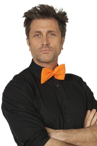 Fliege orange klassische - orange,