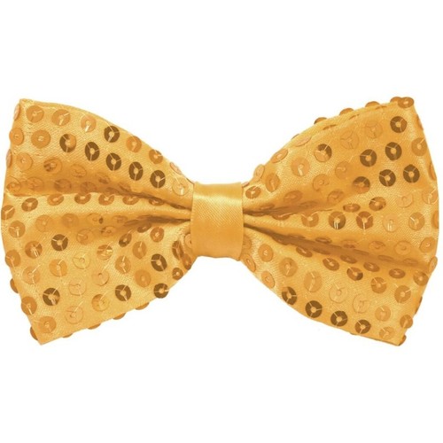 Paillettenfliege gold schleife - paillettenfliege,
